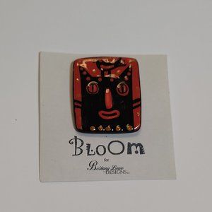 Sharon Bloom Halloween Pin - Black Cat - Bethany Lowe Designs